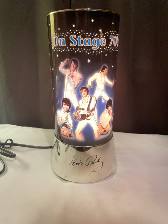 Elvis Presley On Stage 70's Electric Collectors Light