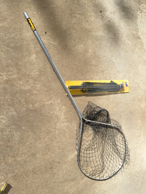 Frabill Fishing Net and DotLine Quick Draw Collapsible Net Unused in Package