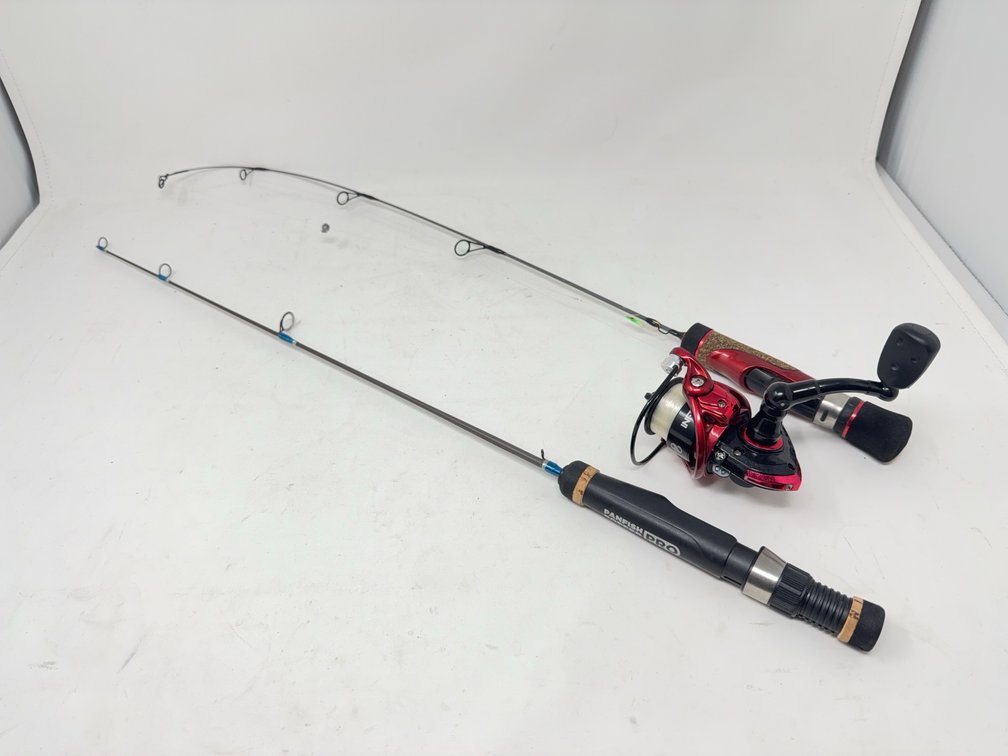 Panfish Popper Pro Fishing Rods With Spinning Reel and Folding Tripod Seat