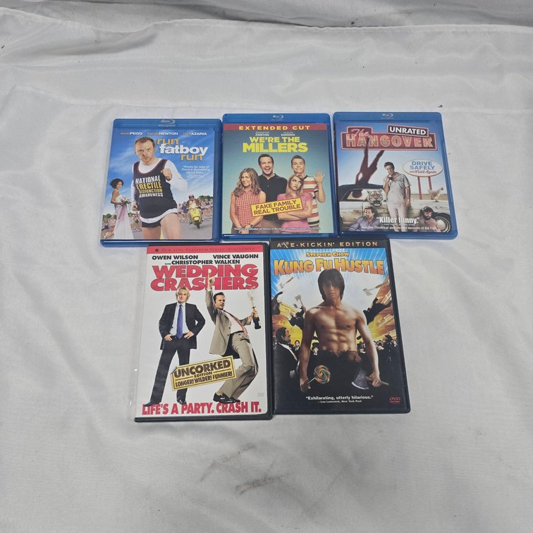 Movie Lot: Wedding Crashers, Kung Fu Hustle, Run Fatboy Run, The Hangover, We're The Millers