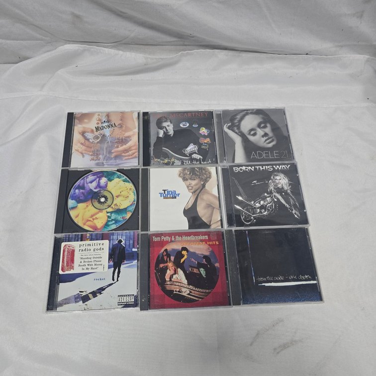 CD Lot: Madonna, Paul McCartney, Adele, Lady Gaga, Tina Turner, Tom Petty, and Others