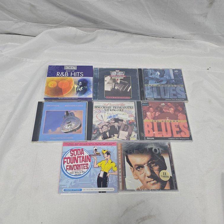 9 Music CDs: R&B, Blues, Jazz, and Classic Hits by Various Artists