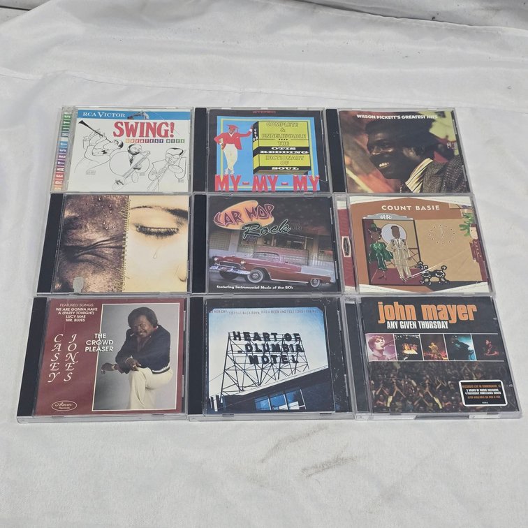 CD Lot: Wilson Pickett, Count Basie, John Mayer, Car Hop Rock, Casey Jones, Swing! & More