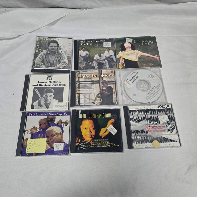 Jazz CD Lot: Hiromi, The Orrin Evans Trio, Louie Bellson, Ted Curson, Gene Dunlap, Jane Ira Bloom