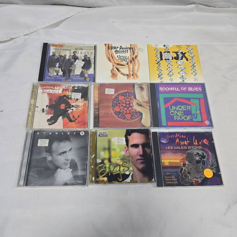 9 Jazz and Blues CDs Including Roomful of Blues, Jason Moran, Rich Perry, Lee Miles Stone