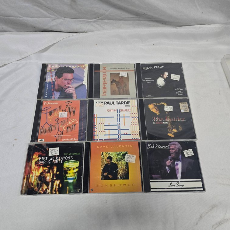 9 Jazz CDs Including Gary Campbell, Mike Bardash Trio, Mitch Plays, Bob Stewart