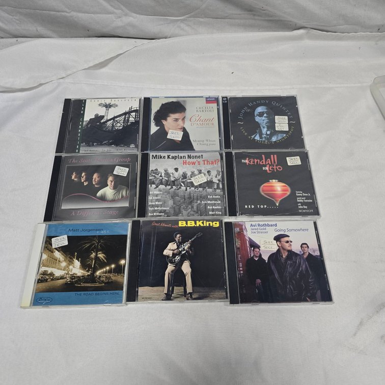9 Jazz CDs Including Cecilia Bartoli, Mike Kaplan, B.B. King, Kendall, Rothbard