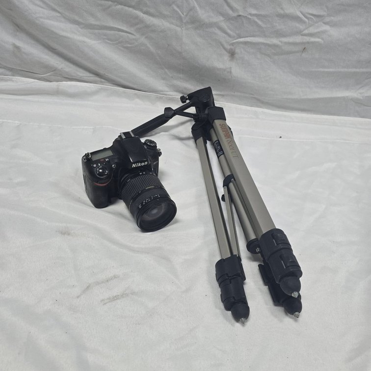 Nikon D600 DSLR Camera With AF 28-75mm Lens and Sunpak 8001UT Tripod Extending to 50 Inches
