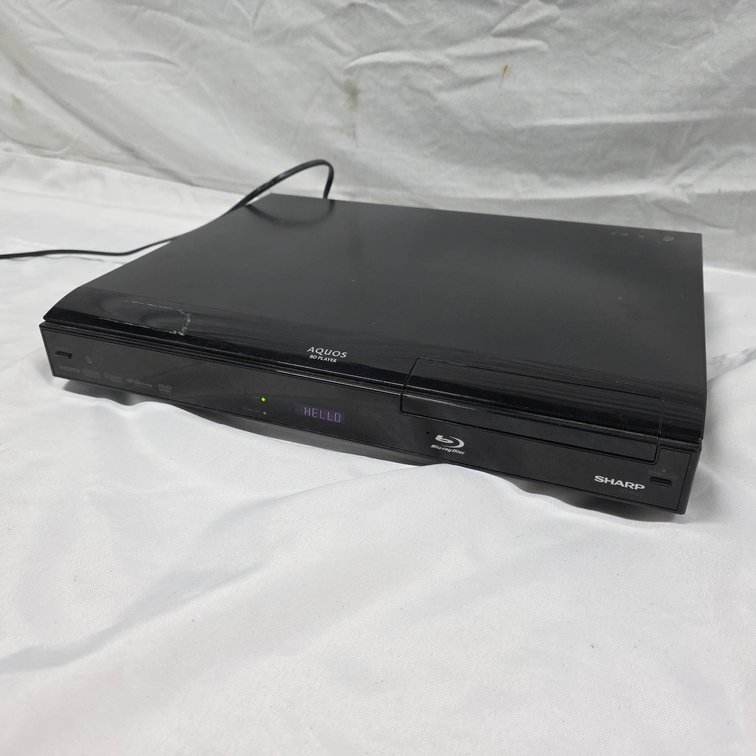 Sharp AQUOS BD-HP21U Blu-ray Disc Player With Remote, Power Cord, No HDMI Cable Included
