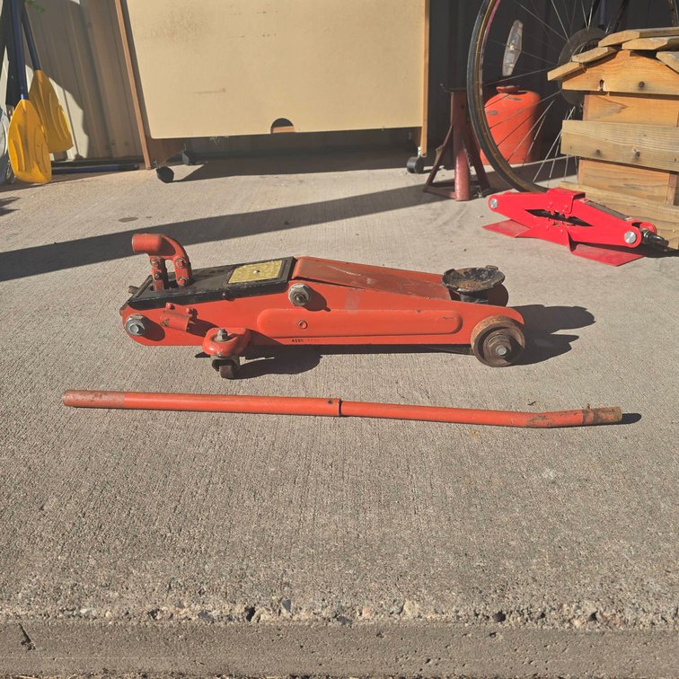 Heavy Duty Steel Hydraulic Floor Jack With Detachable Handle