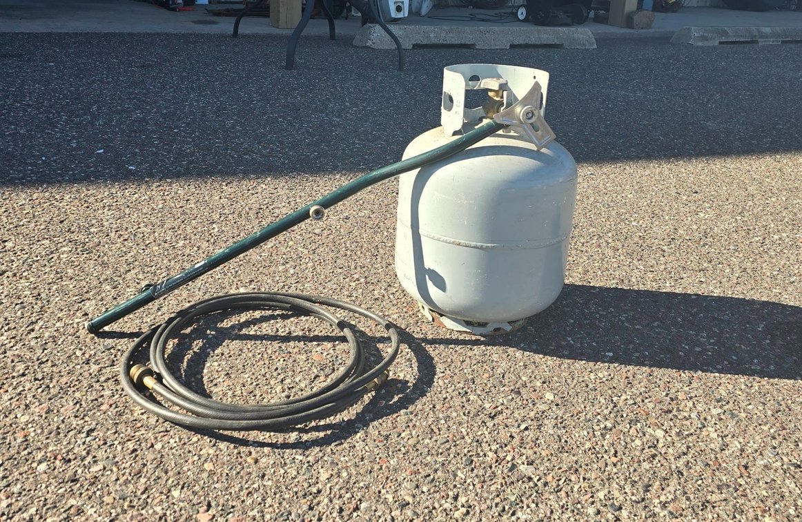 Coleman Propane Tank With Torch Wand and Hose, Outdoor Use