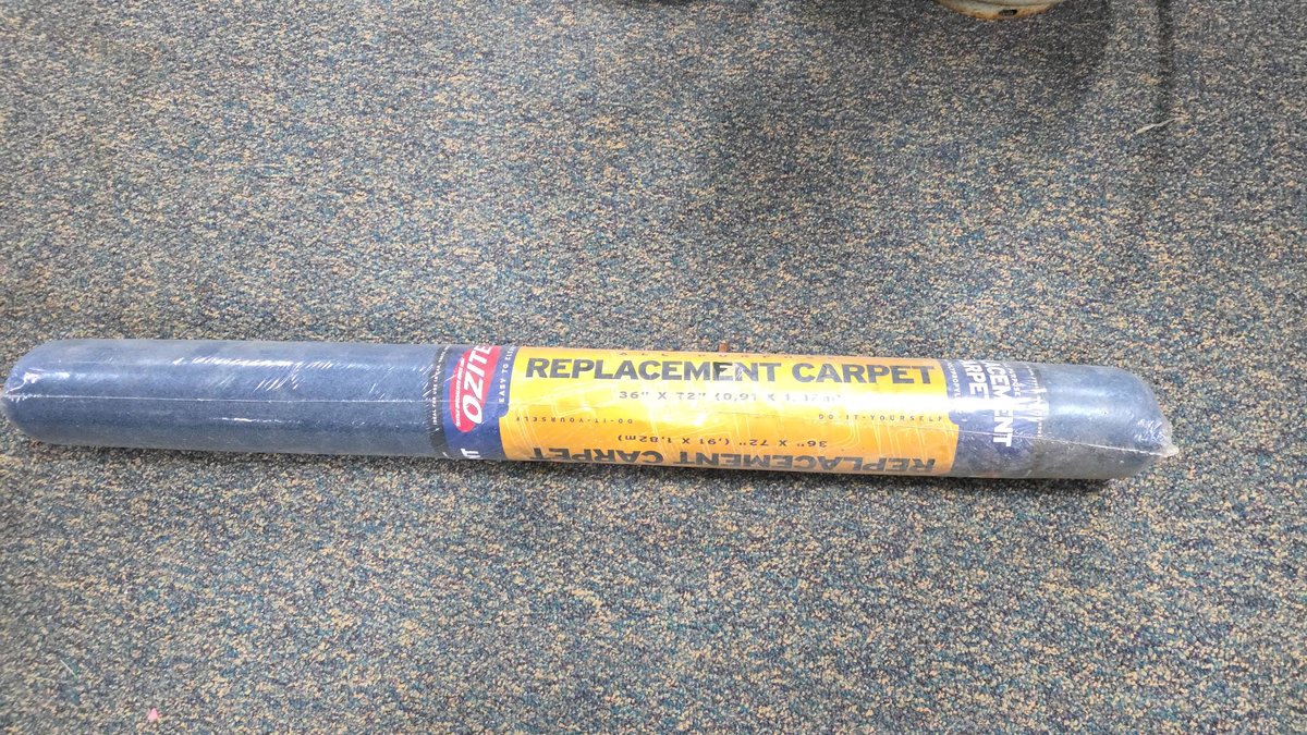 Ozite Replacement Carpet 36" x 72" Polypropylene All-Purpose U.S.A. Made Roll