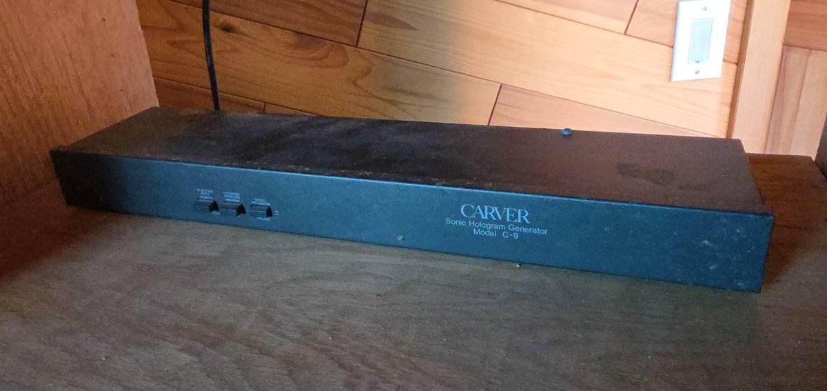 Carver Sonic Hologram Generator Model C-9 Stereo Processor, Made in USA