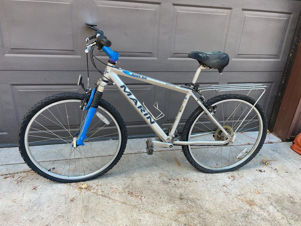 Marin Hawk Hill Adult Bicycle, 24 Speed, Alloy Frame, Grip Shift
