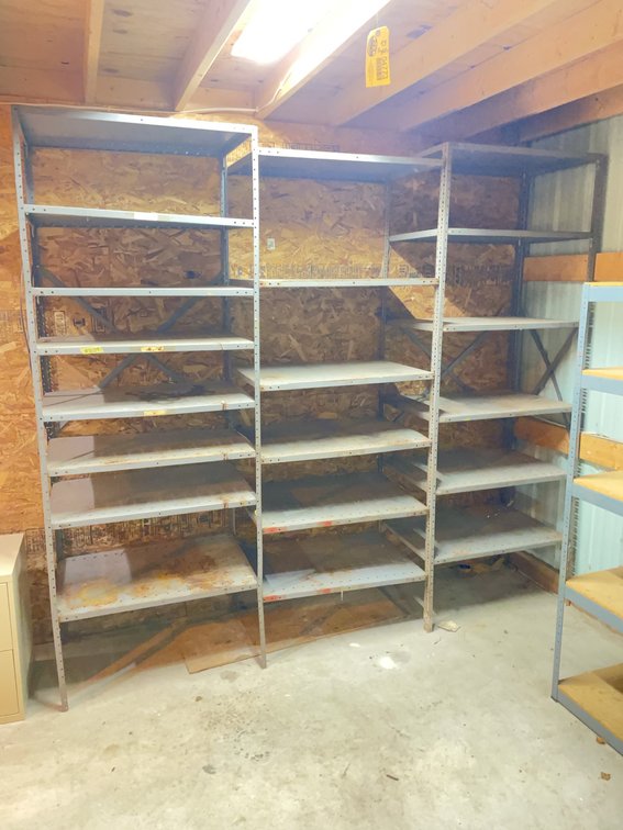 3-Piece Steel Garage Shelving Units