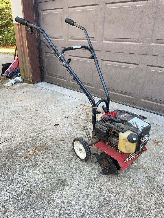 Earthquake MC43 Mini Cultivator with Viper Engine and Good Compression, Two-Wheel Garden Tiller