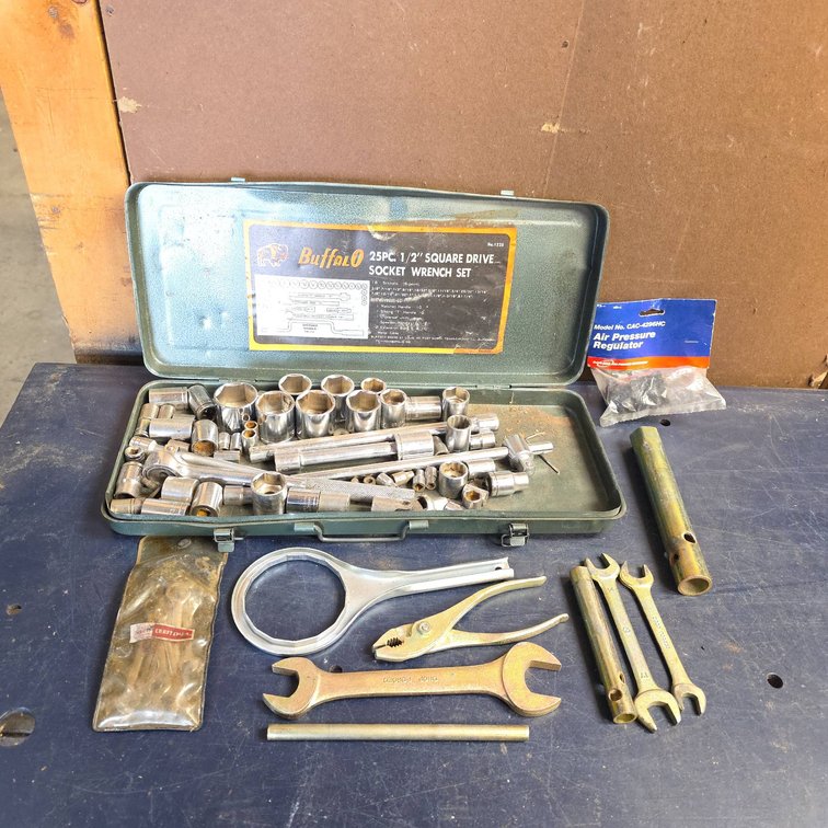 Square Drive Socket Wrench Set, Craftsman Wrenches, Air Regulator Kit
