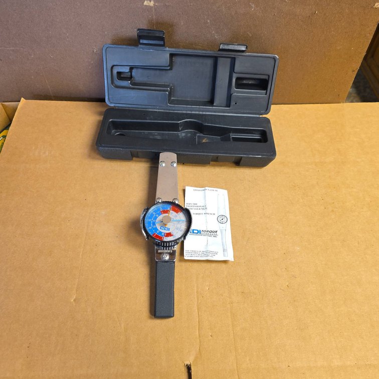 CDI Dial Torque Wrench Model 2502LDIN 0-250 in. lbs with Case and Manual