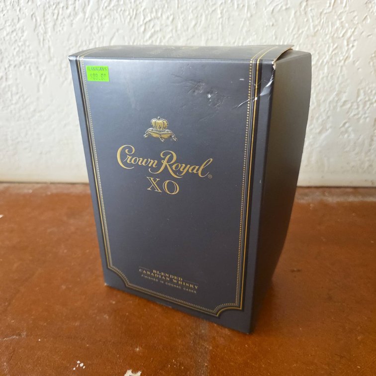 Crown Royal XO Blended Canadian Whisky in Box with Pouch and Gold Cap
