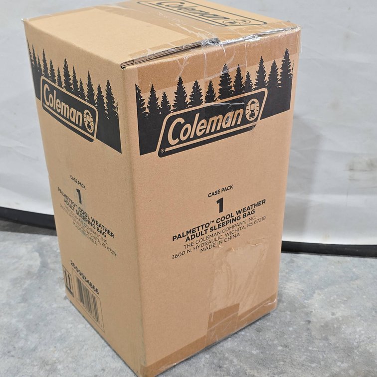 Coleman Palmetto Cool Weather Adult Sleeping Bag, Unused and Sealed in Original Box