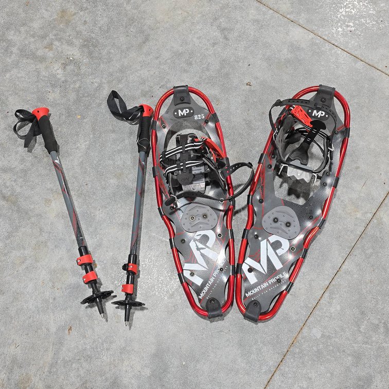 Mountain Profile 825 Snowshoes with Extendable Poles, Signs of Use, Good Condition Outdoor Equipment