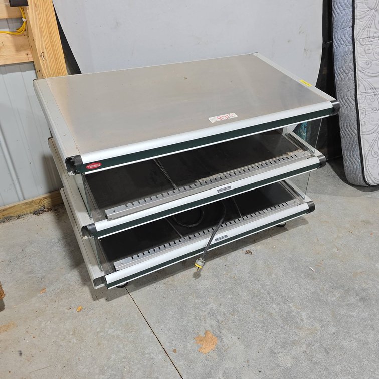 Hatco Two-Tier 220V Heat Table, Keeps Food Hot, Model Size 48 x 27 x 34 in, Commercial Countertop Unit