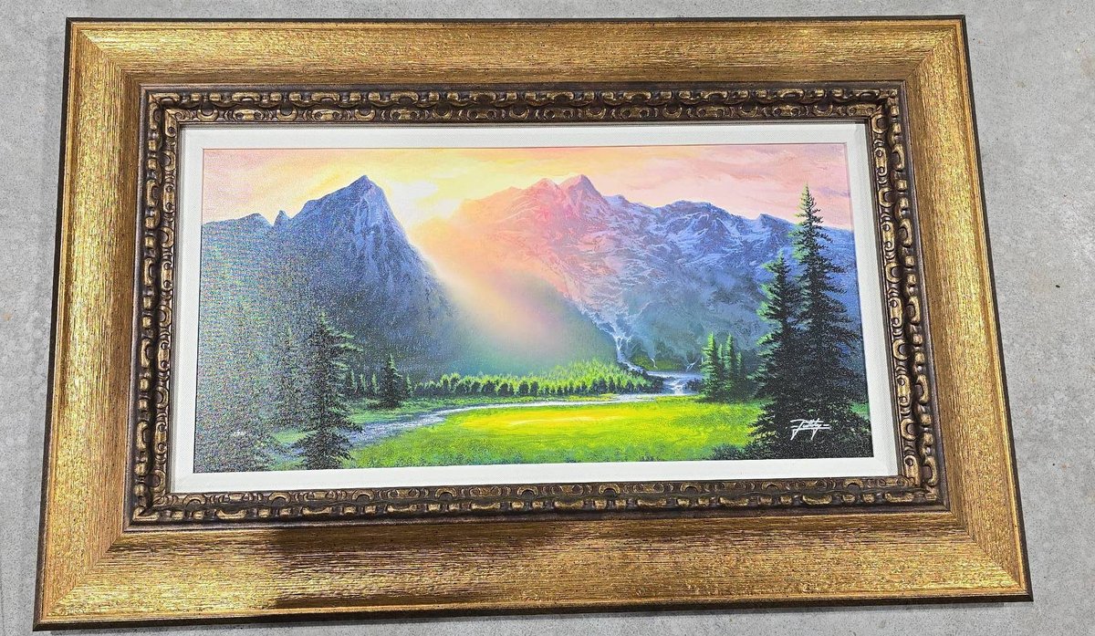 Embrace of Dawn by John Rattenbury, 2021, Giclee on Canvas, Hand Signed, Limited Edition of 200