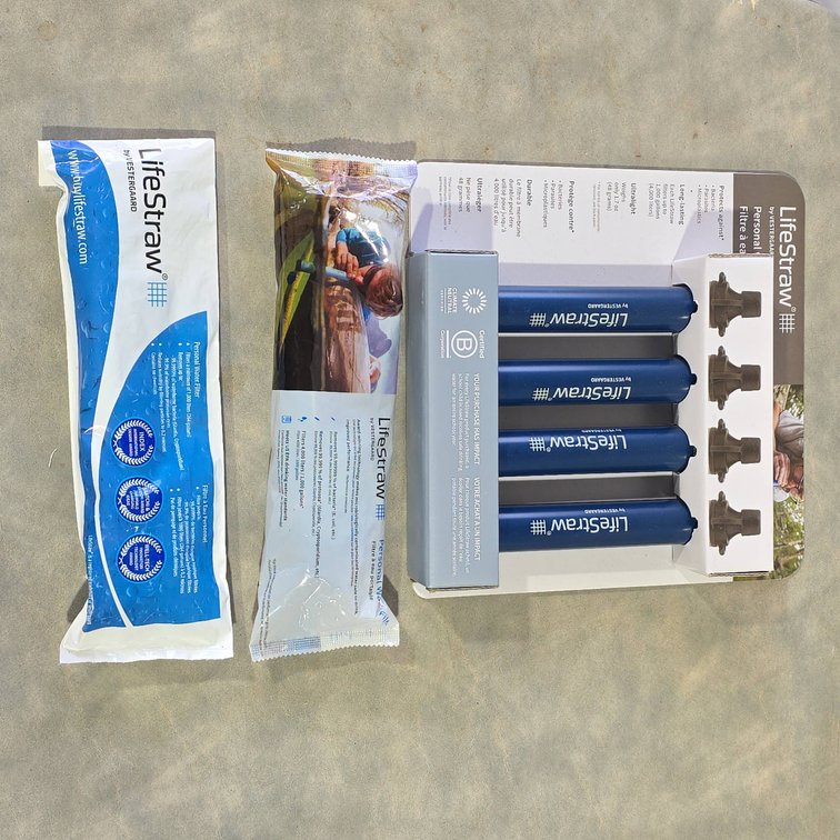 5 LifeStraw Personal Water Filters, New and Unused, by Vestergaard, Portable High-Performance Design
