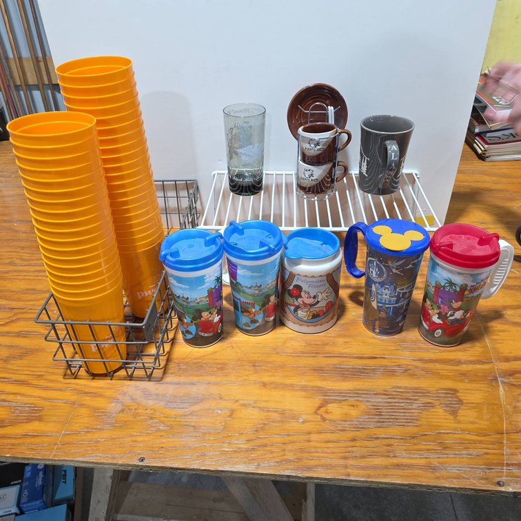 Ceramic Insulated Cup, Plastic Cup, Espresso Cups and Saucers, Mount Rushmore Glass, Coffee Mug Lot
