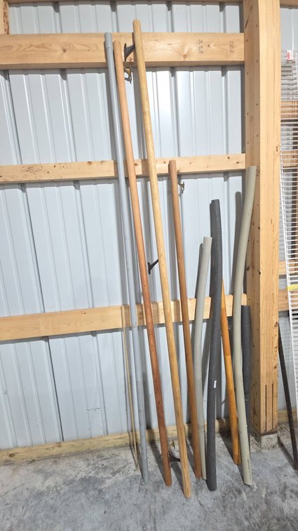 Handrails, Conduit Pipe, and Pipe Insulation, Longest Item Measures 99 Inches