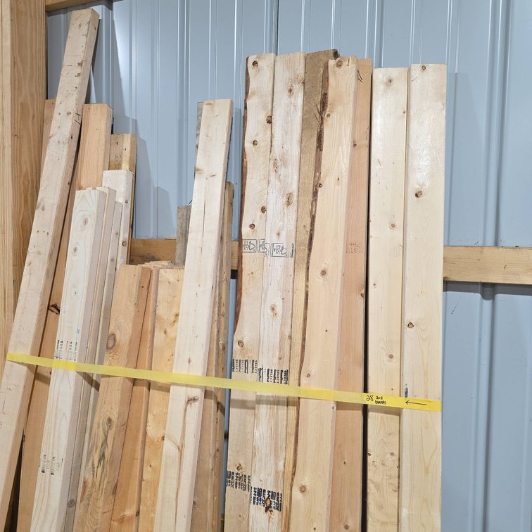 28 Mixed Length 2x4 Boards, Longest Approx. 9 Ft, Range Includes 8, 7, 6 Ft,