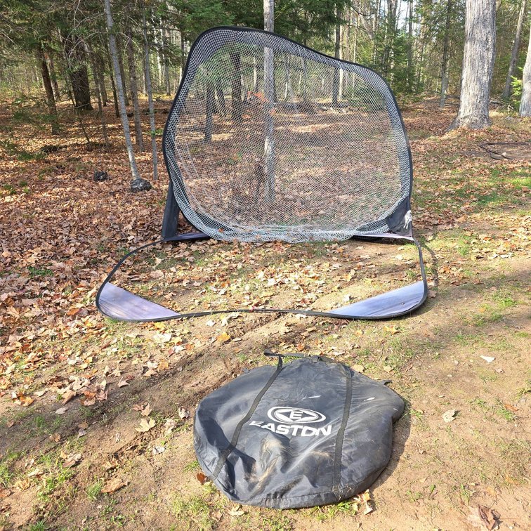 Easton Portable Baseball Softball Practice Net with Case, Anchor Strings Missing