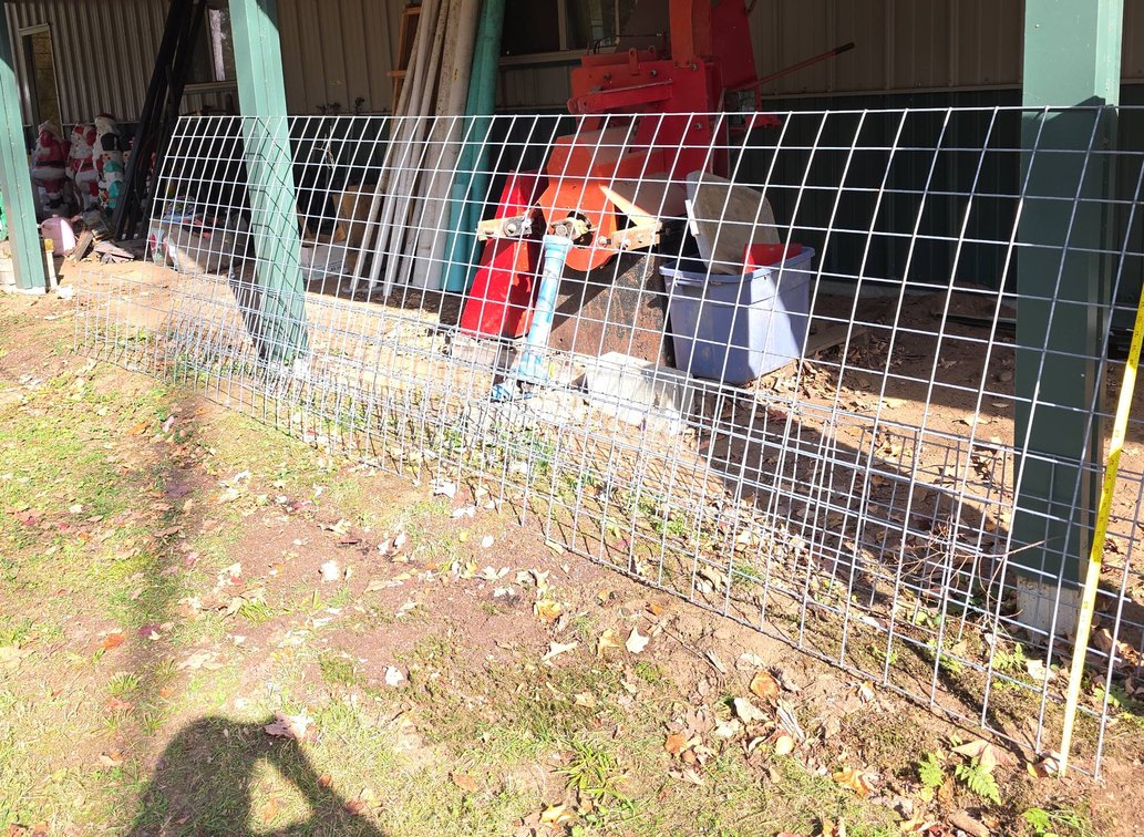 Three Galvanized Steel Hog Panels, Each 16' x 4'
