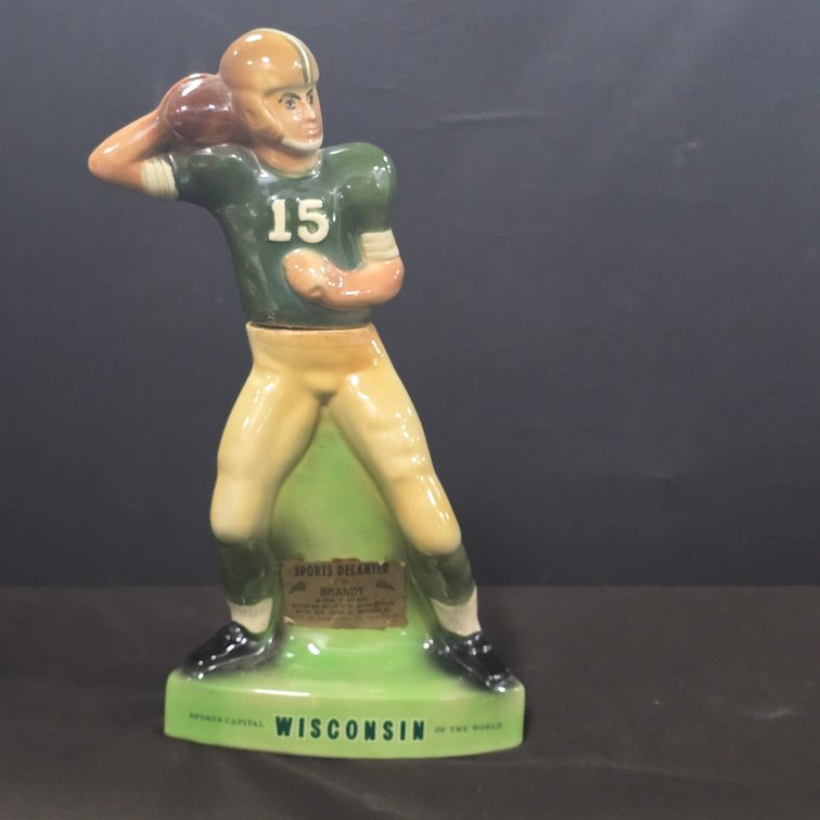 1971 Royal Halburton China Green Bay Packers Bart Starr Ceramic Figurine