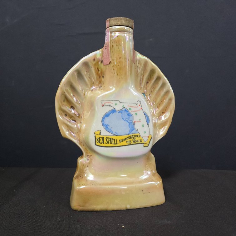 1968 Sea Shell Kentucky Straight Bourbon Whiskey Decanter