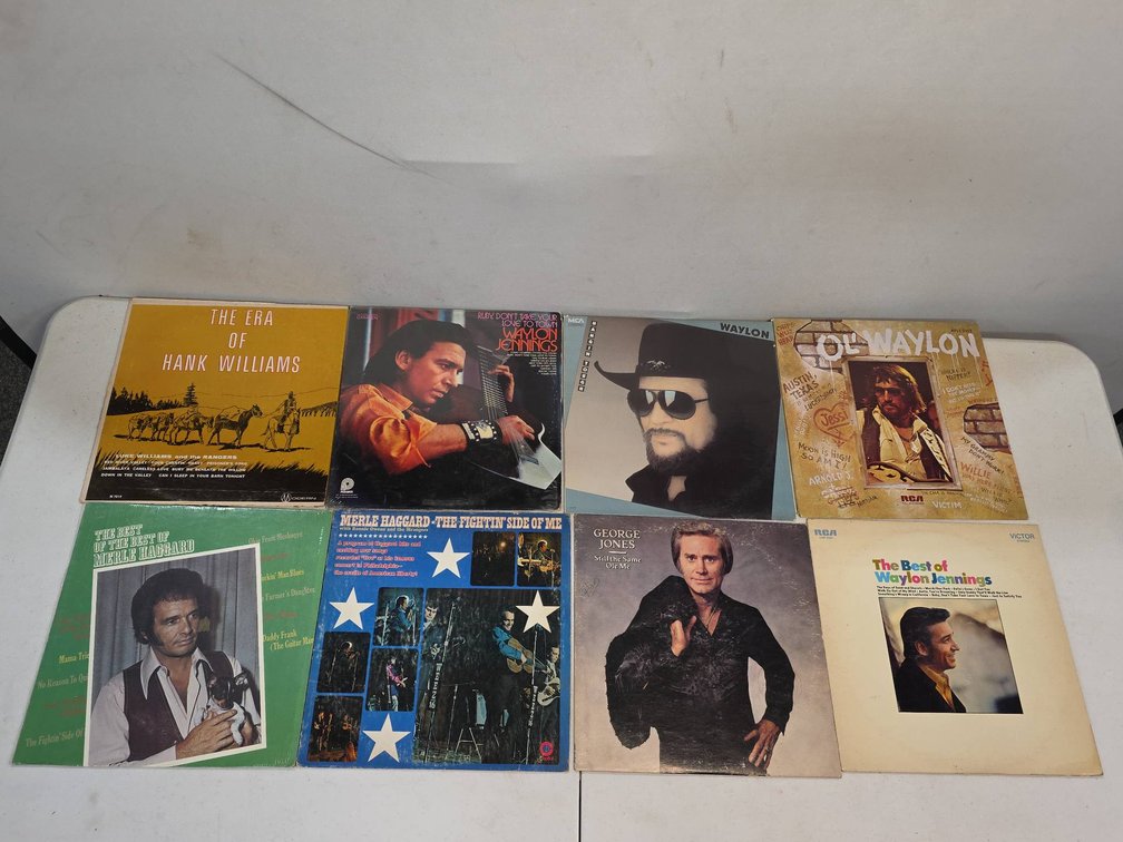 Eight Classic Country Albums: Merle Haggard, George Jones, Waylon Jennings, Hank Williams Covers