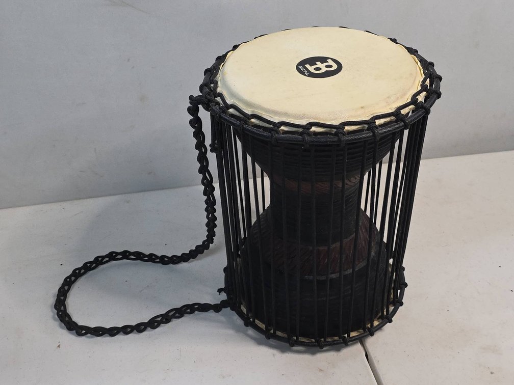 Meinl West African Talking Drum with Leather Heads, 7.5" Diameter