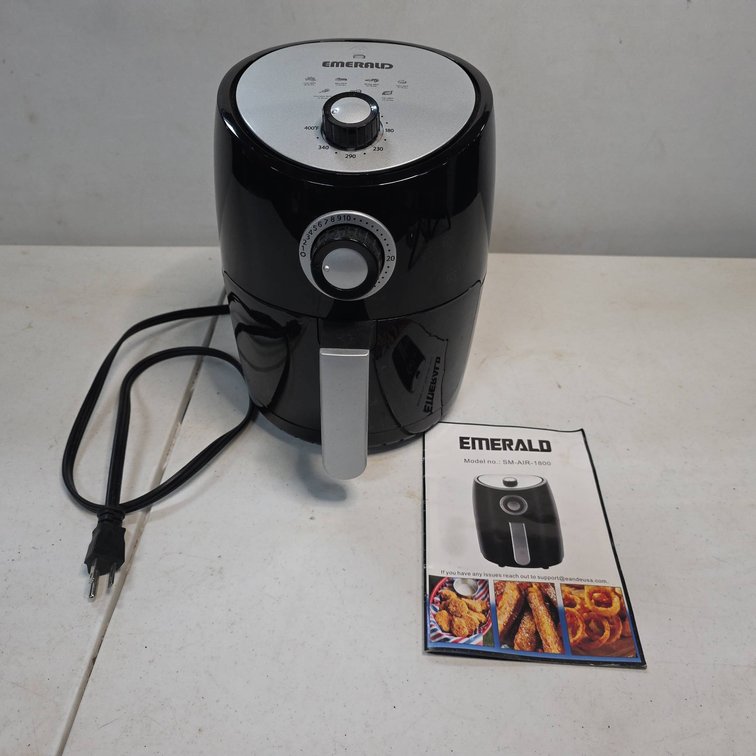 Emerald SM-AIR-1800 Air Fryer with Timer and Temperature Controls