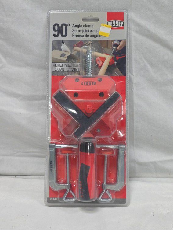 BESSEY 90° Angle Clamp, Brand New, Unused, For T Joints and Mitered Corners