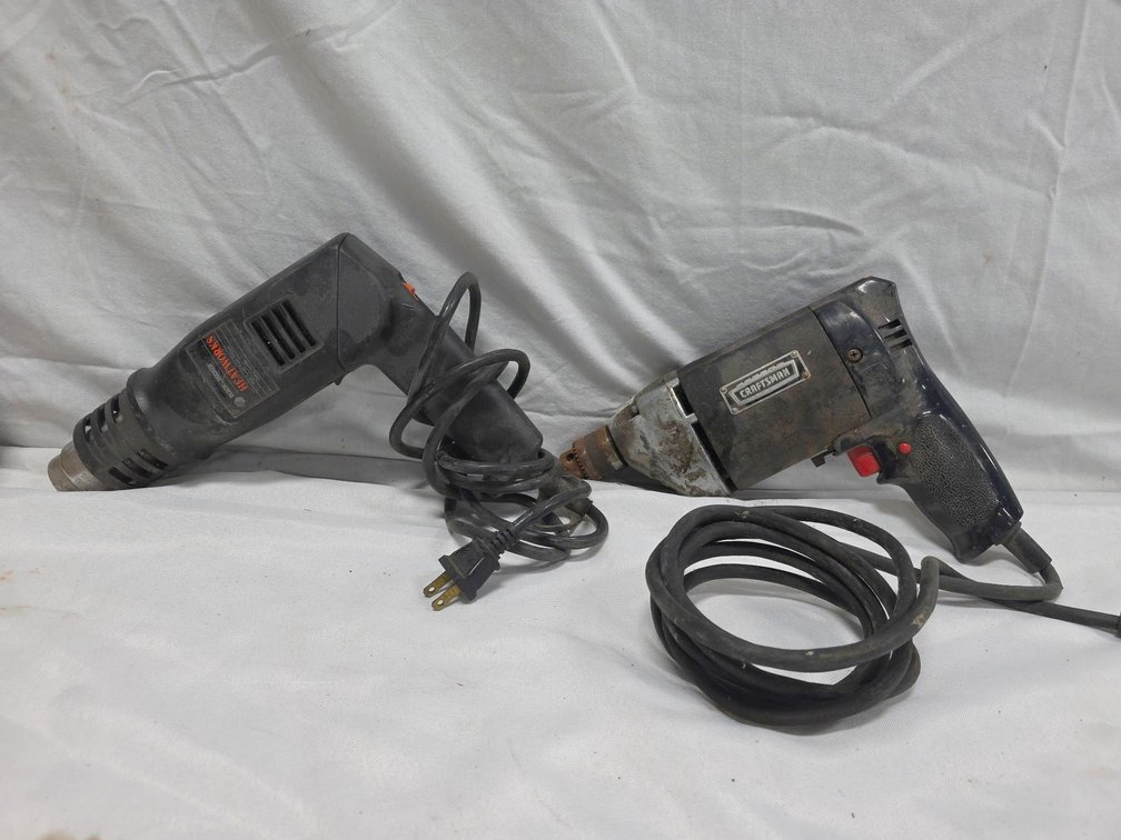 Black & Decker HeatWorks Heat Gun and Craftsman 3/8 Inch Electric Drill