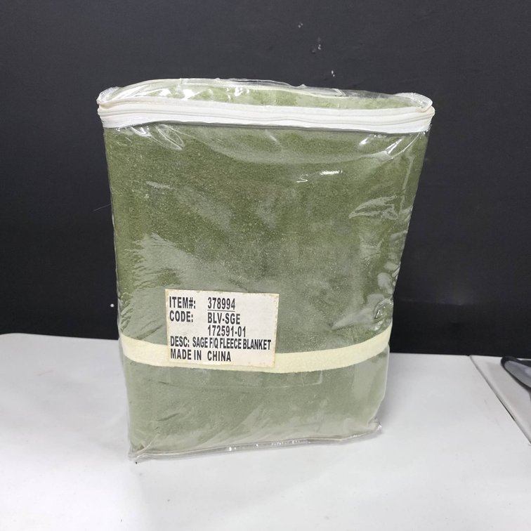 Sage Queen/Full Fleece Blanket, BLV-SGE Code, Made in China, Item 378994