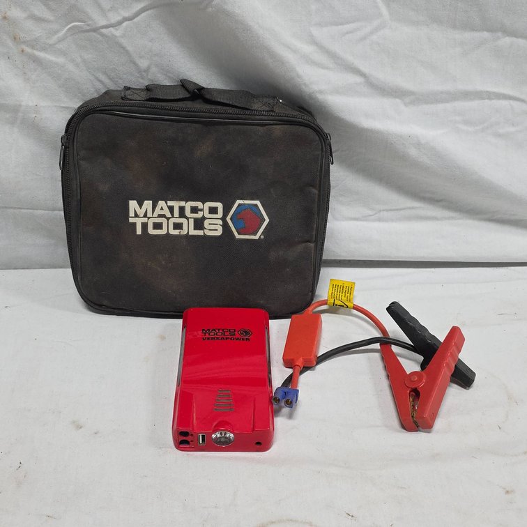 Matco Tools VersaPower Portable Jump Starter with Clamps and Carry Case