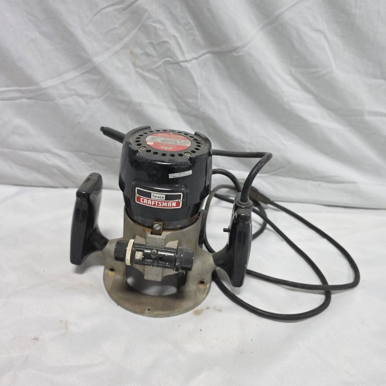 Sears Craftsman Model 315.17480 Double Insulated Router 6.5A 25000 RPM