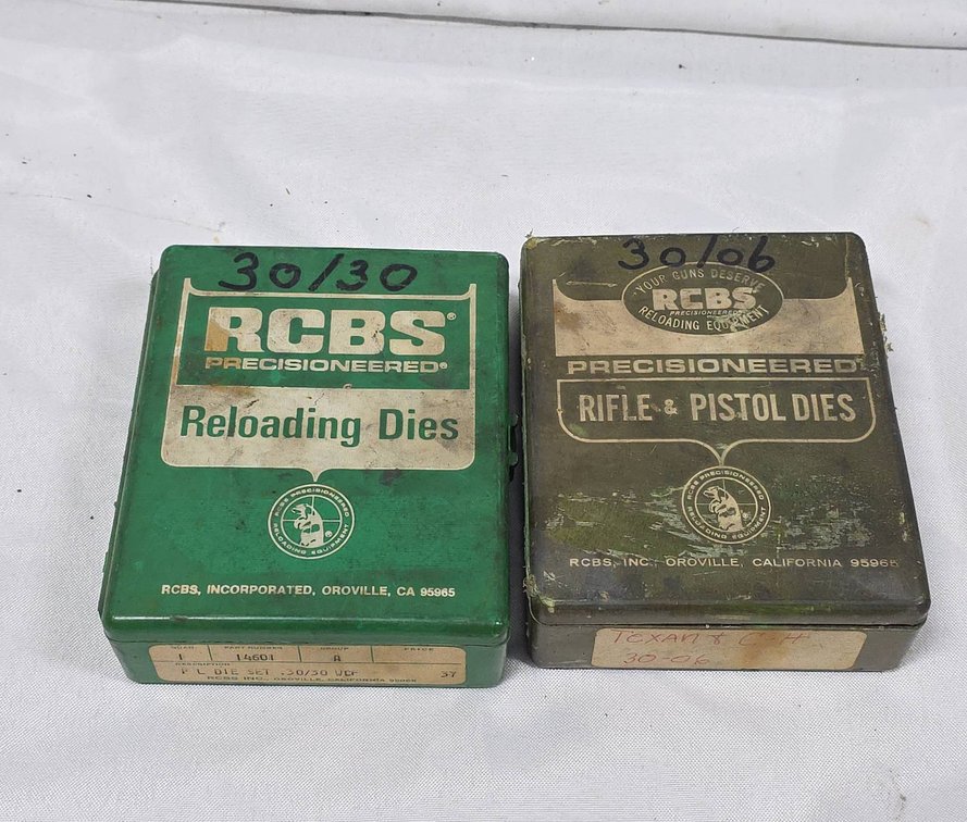 RCBS Reloading Dies .30-30 WCF Set and .30-06 Texan & C-H Dies