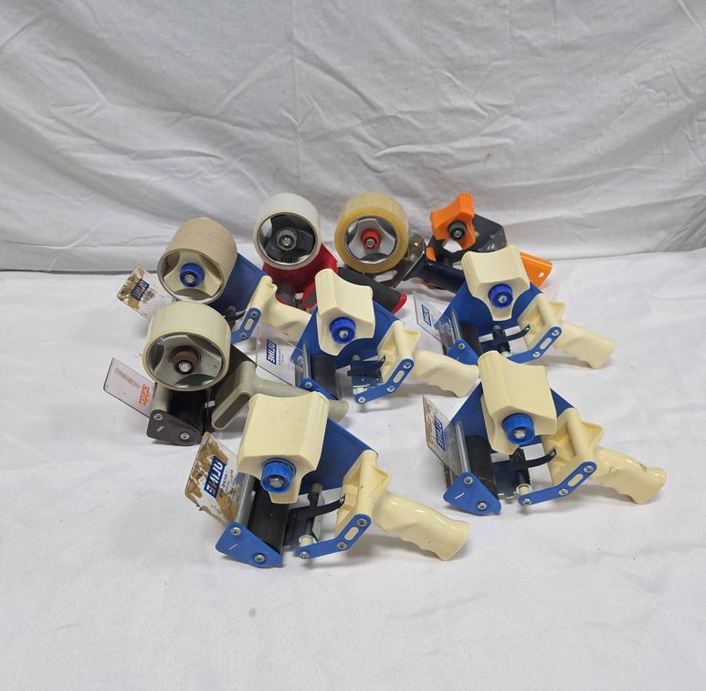 (9) Manual Tape Dispensers Assorted Brands Including NIIMI
