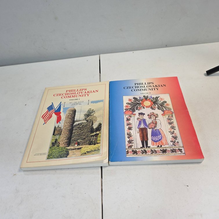 Phillips Czechoslovakian Community Vol I & II Books 1991/1995 Phillips, Wisconsin