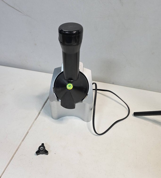 Yonanas Model 901 Frozen Fruit Dessert Maker by Healthy Foods LLC, 120V, 200W, Powered On