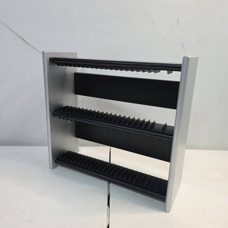 CD Player Component Housing Rack with Three Slots, 14"x5"x13" Dimensions
