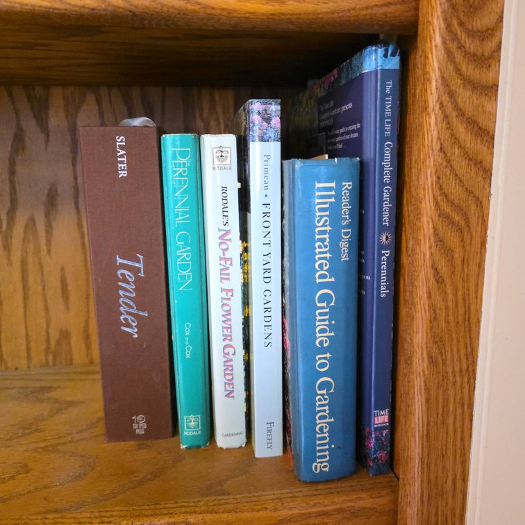 (6) Garden Books Including "Tender" by Nigel Slater, Reader's Digest, Rodale's, and More