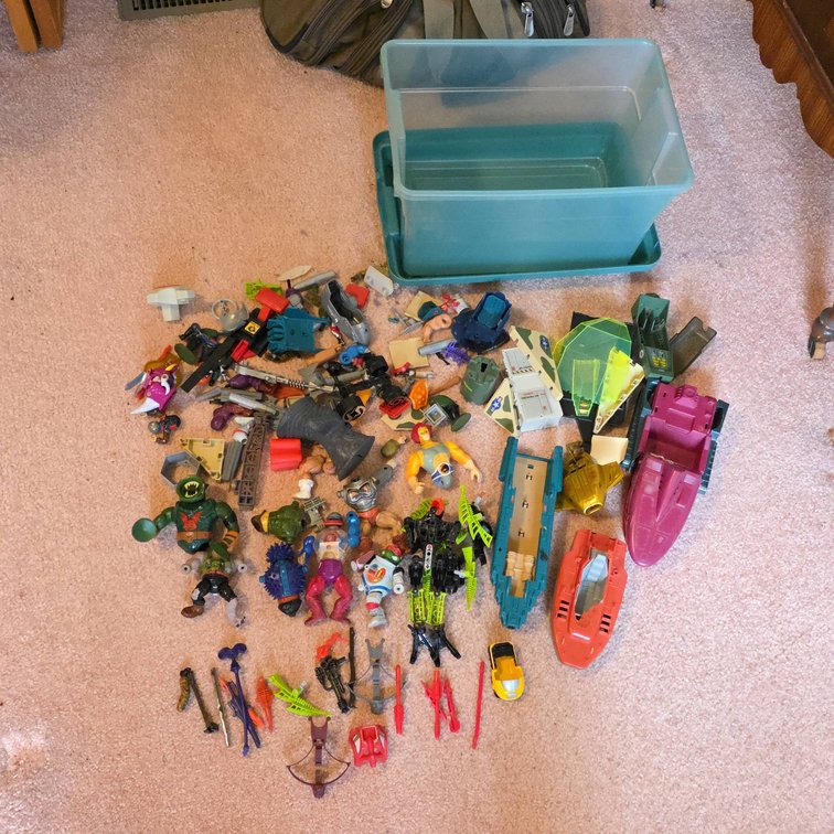 1980s Mattel MOTU Action Figures, Hasbro Parts, Thundercats Lion-O, Accessories